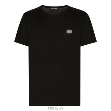 돌체 앤 가바나 코튼 티셔츠 그레이