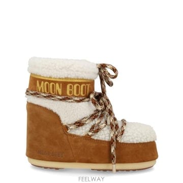 26FW 문부츠 아이콘 나일론 로우 부츠 80D1409580 MA03 WHITE