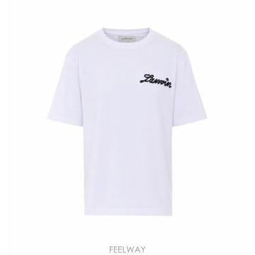 26FW 랑방 반팔 티셔츠 TS0012 J31601 WHITE