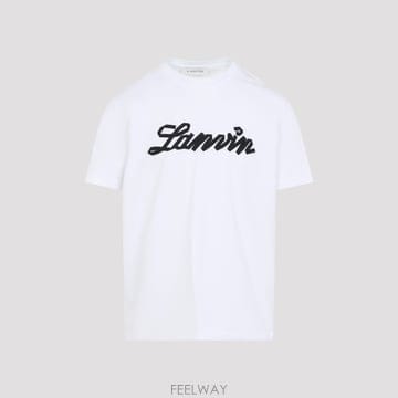 [A3] 랑방 티셔츠 RMTS0012J308P26-01 OPTIC WHITE