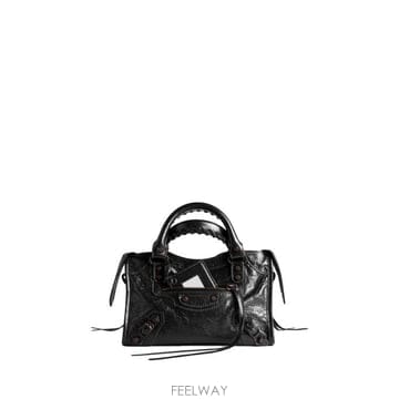 26FW 발렌시아가 르 시티 백 865763 2ACFH 1000 BLACK
