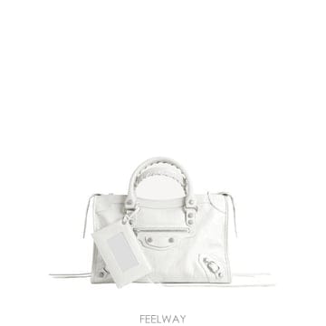 26FW 발렌시아가 르 시티 백 스몰 865762 2ACLR 9104 OPTIC WHITE