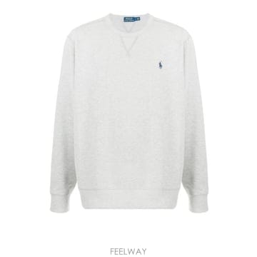 26FW 폴로 랄프로렌 포니 로고 자수 맨투맨 710 766772 004 ANDOVER HEATHER