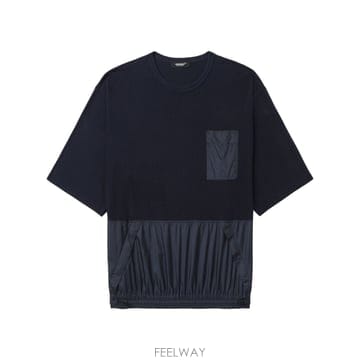 [B3] 언더커버 UC1C4813NAVY 티셔츠 탑 남성