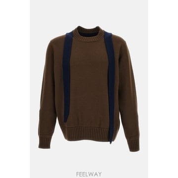 [B4] 사카이 2604069M605 니트 스웨터 풀오버 점퍼 남성