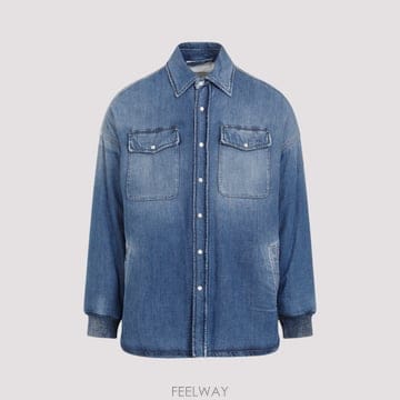 [A3] 알렉산더 맥퀸 셔츠 759125.QYAAR-4211 BLUE WASHED