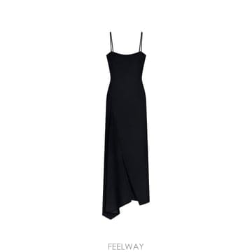 26FW 지방시 롱 원피스 BWN00Y164K 001 BLACK