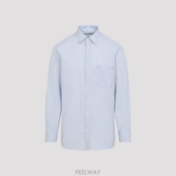 [A3] 메종 마르지엘라 셔츠 S50DT0073.M35722-001F BLUE STRI