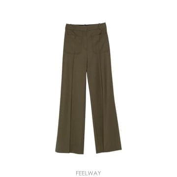 26FW 빅토리아 베컴 팬츠 1426WTR005115D GREEN VERDE