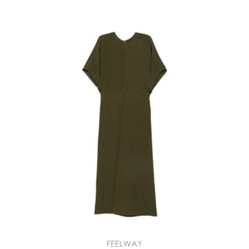 26FW 빅토리아 베컴 미디 원피스 1426WDR007752A GREEN VERDE