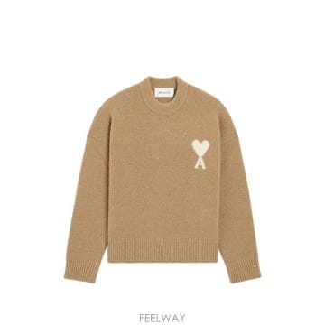 26FW 아미 ADC 크루넥 스웨터 UKS836KN0135 A278 BEIGE
