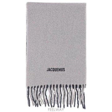 26FW 자크뮈스 레샤페 모아종 그라디언트 머플러 ACU00574AOT4032 915 GRIGIO