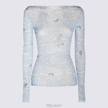 26FW 에밀리오푸치 반팔 티셔츠 6UJM45 6U829032 LIGHT BLUE