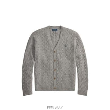 26FW 폴로 랄프로렌 가디건 710B22611 003 GRIGIO