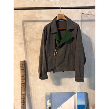 폴로 랄프로렌 헤비멜톤울 라이더 자켓 100