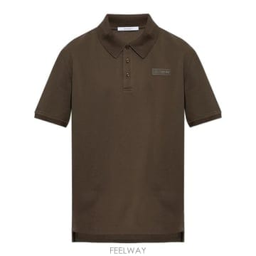 26FW 지방시 폴로 티셔츠 BML00G3YTX 202 EBONY BROWN