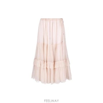 26FW 끌로에 미디 스커트 26WJU20001 6F0 PINK