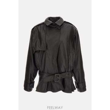 로테이트 바이커 레더 자켓