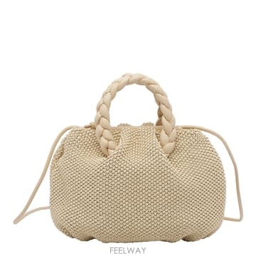 26 F/W 헤레우 미디엄 라피아 소프트 BOMBOM 핸드백 BOMM B0012317177