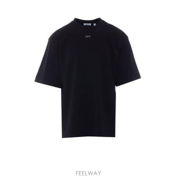 26 F/W 오프화이트 NEGATIVE 애로우 스케이트 티셔츠 OMA B0012317192
