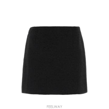 26FW 펜디 미디 스커트 FQ7759 B1U1F0QA1 BLACK