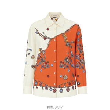 Versace 26FW ������ü ���� 10256861A18682 5O360 ORANGE WHITE GOLD26FW ������ü ���� 10256861A18682 5O360 ORANGE WHITE G