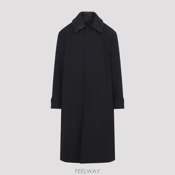 [A3] 보테가베네타 트렌치코트 875181.V6NL0-1010 DOUBLE BLACK
