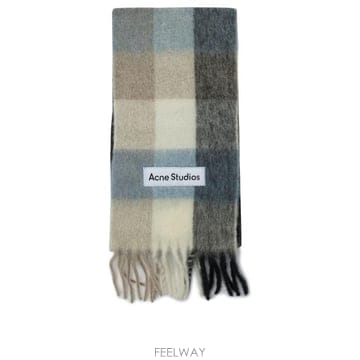 Acne 26FW ��ũ�� ��Ʃ��� ����� üũ ���÷� CA0084DIB Blue26FW ��ũ�� ��Ʃ��� ����� üũ ���÷� CA0084DIB Blue