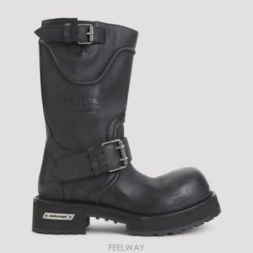 [A3] 발렌시아가 부츠 833581.WCAL1-1080 BLACK SILVER