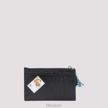 [A3] 발렌시아가 카드지갑 867150.2ACHI-1084 BLACK MULTI