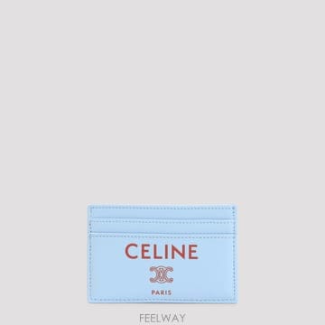 [A3] 셀린느 카드지갑 10N764K40-GLK5 SKY BLUE RED