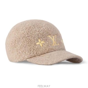 26 FW 루이비통 베이지 Woolgram 울그램 엘라스틱 밴드 베이스볼 캡
