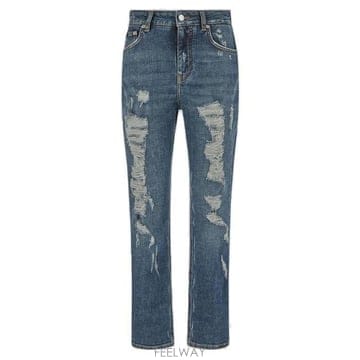돌체앤가바나 디스트레스드 보이프렌드 진