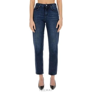 26 FW 돌체앤가바나 로고 플라크 로우라이즈 진 S9001 FTAIADG8KR4