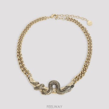[A3] 로베르토 까발리 목걸이 WKG013.AM001-00139 OLD GOLD