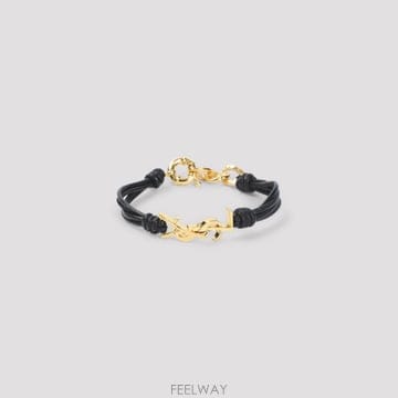 [A3] 생로랑 팔찌 850567.AAF9R-1000 NERO