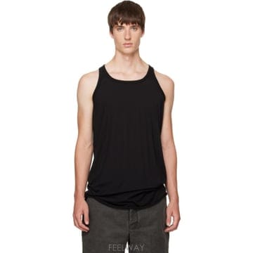 릭오웬스 블랙 타워 루즈 탱크탑 DU02F6169 BH TP877520509