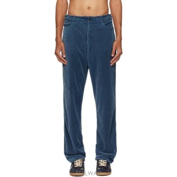 SOSHIOTSUKI 블루 Asics 더블 포켓 빈티지 벨벳 트랙 팬츠 S26AW31CS TP87752046