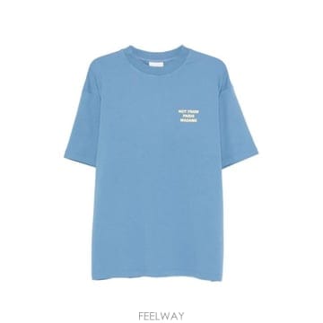 26FW 드롤드무슈 LE T 셔츠 SLOGAN KTS203CO002ATBLATBL TP581625674