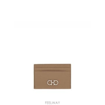 Ferragamo 26FW ����䷹ ��󰡸� Gancini Grained ���� ī�� Ȧ�� 2200070795515TAUPEGR26FW ����䷹ ��󰡸� Gancini Grained ���� ī�� Ȧ�� 
