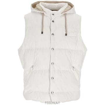 24SS 브루넬로 쿠치넬리 PIUMINO SENZA MANICHE MM4031162CFF68 TP581626