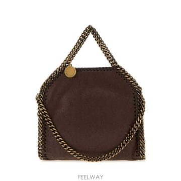 Stella McCartney 26FW ���ڶ� ��īƮ�� Chocolate shaggy deer tiny Falabella �ڵ�� 3916926FW ���ڶ� ��īƮ�� Chocolate shaggy deer tiny Falabe