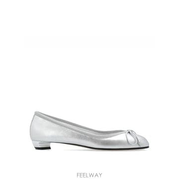 Alexander Mcqueen 24FW �˷���� ���� Ballerina McQueen in pelle laminata 797579WIG5124FW �˷���� ���� Ballerina McQueen in pelle laminata