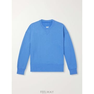 26 FW 비즈빔 블루 코트 코튼 저지 스웻셔츠 TP581618923