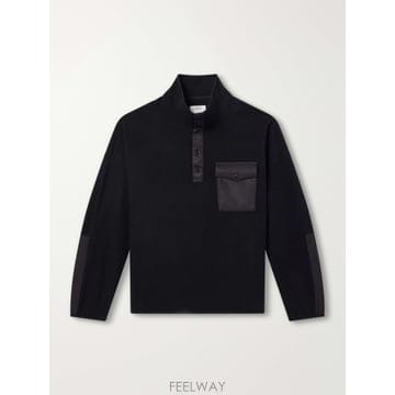 26 FW 비즈빔 블랙 발로우 울 플리스 스웨트셔츠 TP581618912