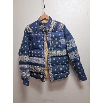 초희귀/극미중고] 비즈빔 18AW I.C.T. 케르치프 반다나 다운 자켓 (네이비 / 3사이즈)