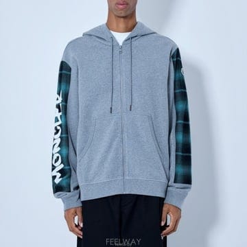 Moncler 26 FW ��Ŭ���� x FRGMT üũ ������ �ĵ� ���� ž L209U 8G00001 89AZL 97626 FW ��Ŭ���� x FRGMT üũ ������ �ĵ� ���� ž L209U 