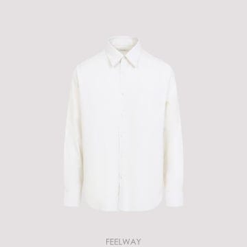 26FW 르메르 긴팔 셔츠 SH1300 LF1500 WH048 LIGHT CREAM