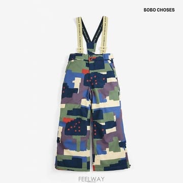 보보쇼즈 26FW 페인트 포레스트 올오버 스키복 하의 스키바지 B226AC107