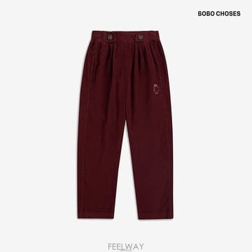 보보쇼즈 26FW Made in Spain Curious Owl 코듀로이 플리츠팬츠 바지 B226AC127